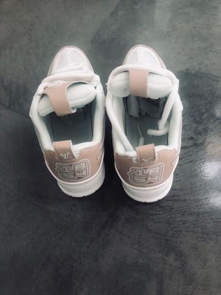 Sneakers LV Skate Beige e Bianche 43.5