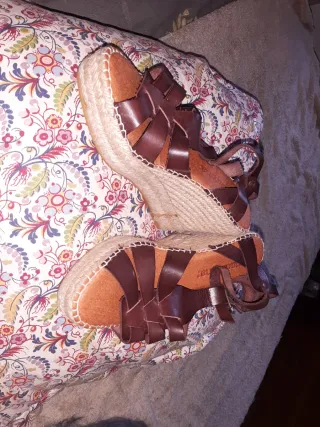 Sandalias Macarena Piel Marrón