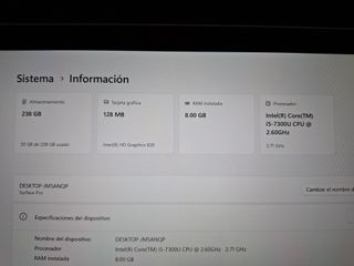 Microsoft Surface Pro 4 Plata