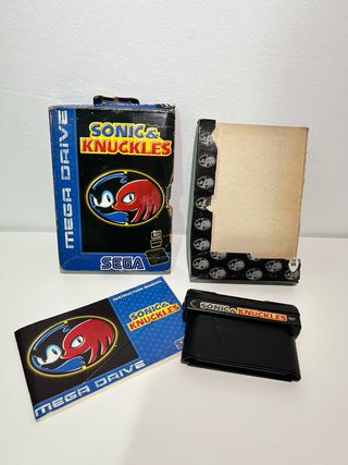 Sonic & Knuckles Mega Drive Sega Cartucho + Manuale