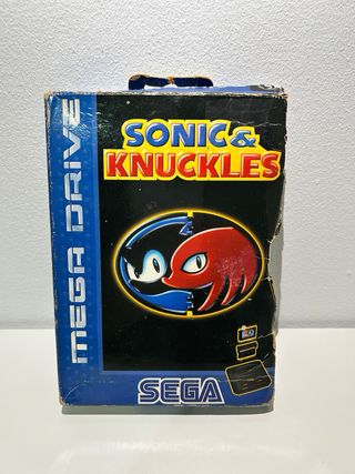 Sonic & Knuckles Mega Drive Sega Cartucho + Manuale
