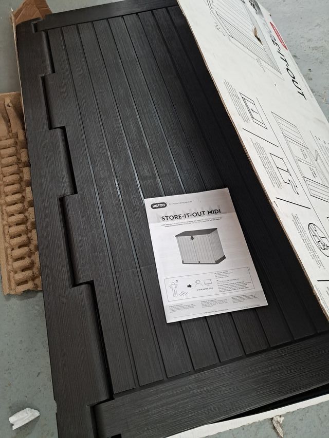 Keter Sio Midi -Cobertizo de jardín Exterior Baúl