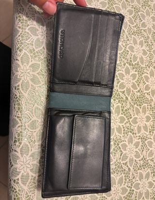 Portafoglio Piquadro Uomo Nero e Blu