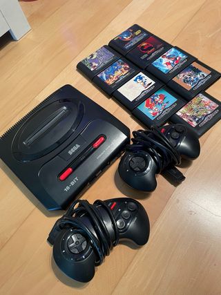 Console Sega Mega Drive II Nera