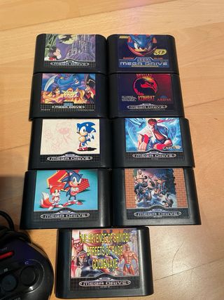 Console Sega Mega Drive II Nera