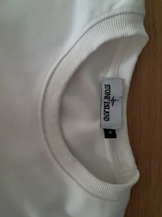 Sudadera Stone Island Blanca