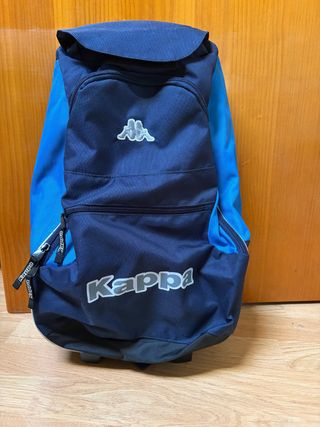 Maleta Kappa niño azul y negra