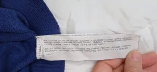 Jersey Mango cuello vuelto azul talla S