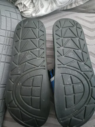 Chanclas SimTact Hombre Negras y Azules