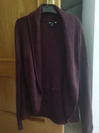 Chaquetilla H&M mujer burdeos