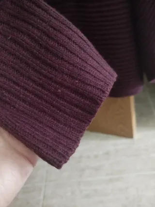 Chaquetilla H&M mujer burdeos