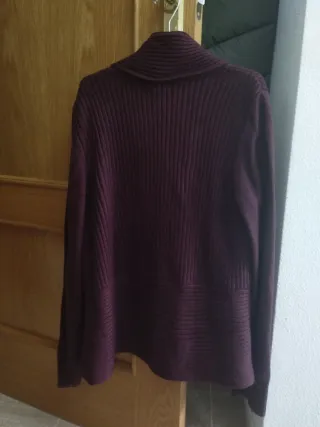 Chaquetilla H&M mujer burdeos