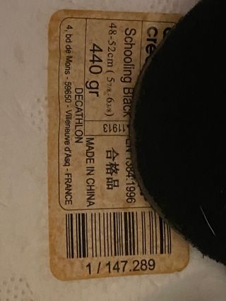 Casco de Equitación Fouganza Talla 48-52 cm