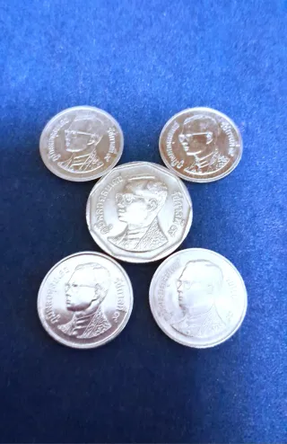 Lotto 5 Monete Thailandia Baht