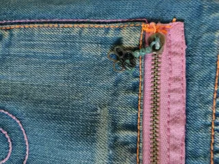 Gonna corta jeans lavaggio chiaro taglia 42