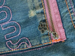 Gonna corta jeans lavaggio chiaro taglia 42