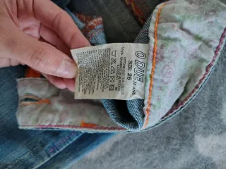 Gonna corta jeans lavaggio chiaro taglia 42