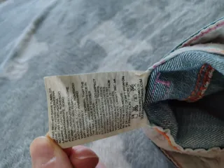 Gonna corta jeans lavaggio chiaro taglia 42