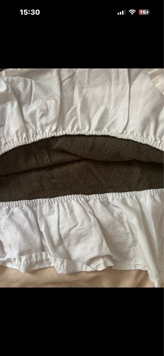 Sudadera verde y blanca