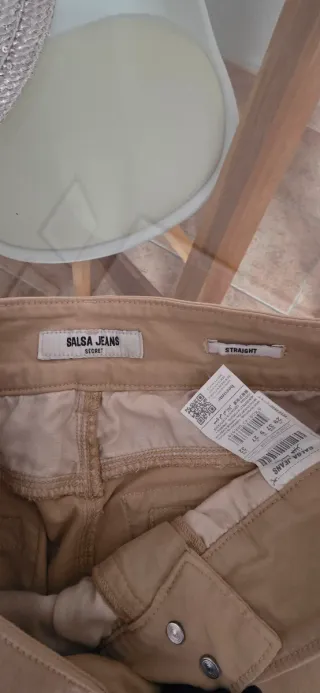 Pantalón Chino Salsa Jeans Beige