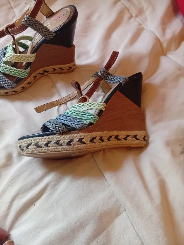 Cuñas Talla 37 Multicolor