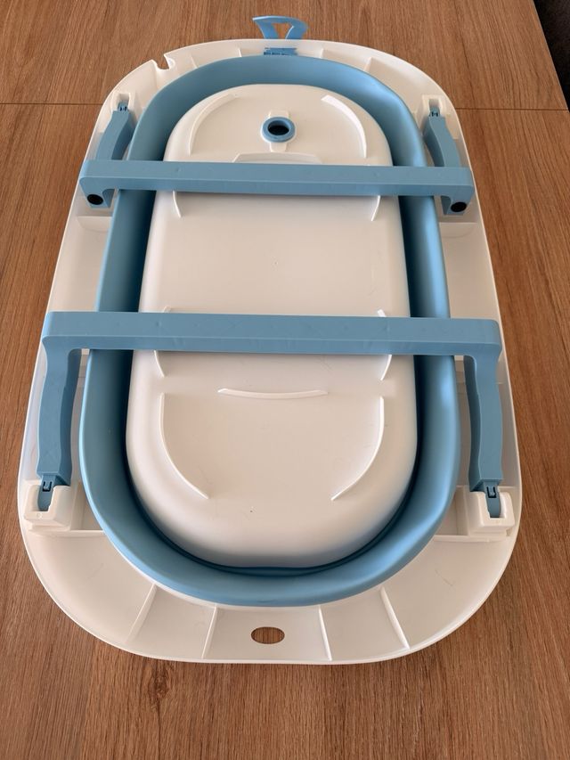 Banheira dobrável para bebê, nova sem uso