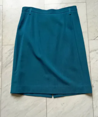 Traje Balmain Mujer Azul Petróleo