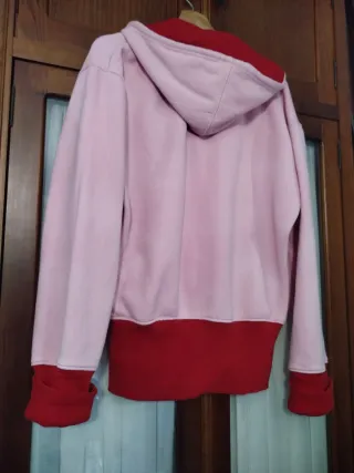 Sudadera FCB Rosa y Roja