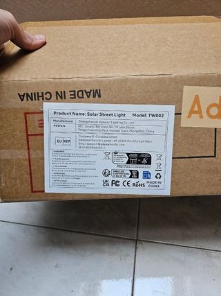 2 Lampioni Solari 3000W