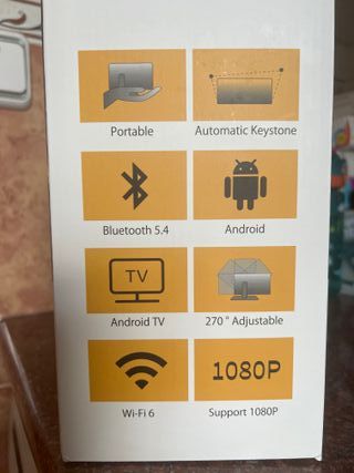 Proyector Portátil Wifi Android 1080p