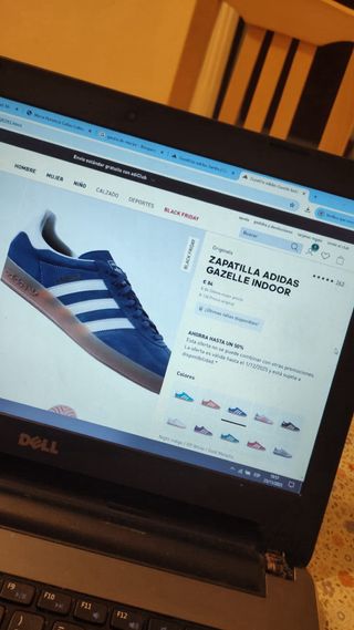 Adidas Gazelle Azul y Blanco