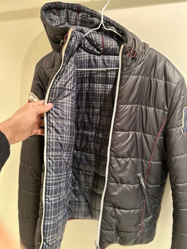 Chaqueta Armani Jeans Negra Capucha