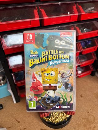 Bob Esponja Battle for Bikini Bottom Rehydrated per Nintendo Switch