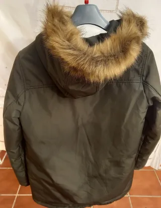 Parka verde niño talla 15/16