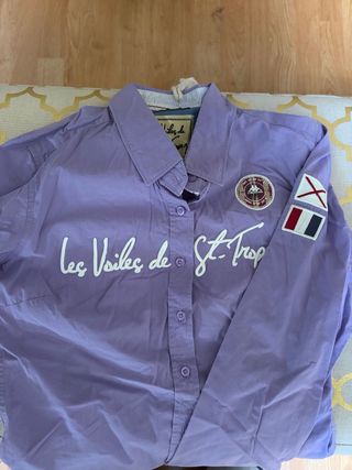 Camisa Kappa Mujer Talla XS Morada