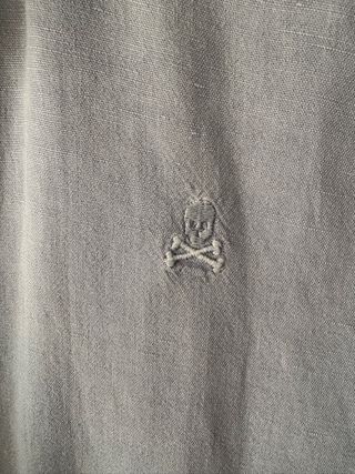 Camisa Scalpers Lino Celeste Talla L