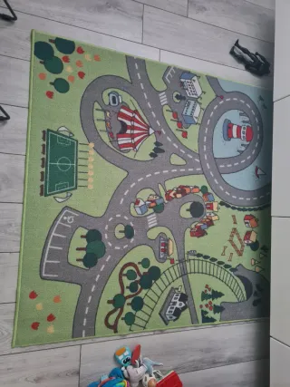 Tappeto giochi città e strade