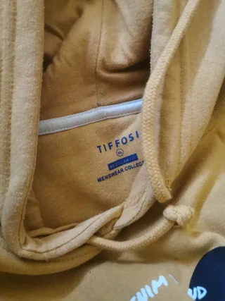 Sudadera Tiffosi Amarilla con Estampado