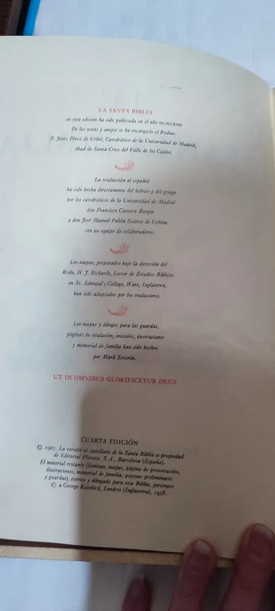 La Biblia Sagrada de 1967