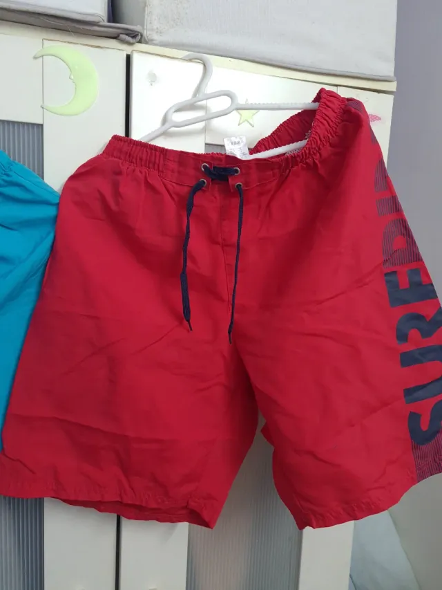 Lote 2 Bañadores Hombre Talla L Azul y Rojo