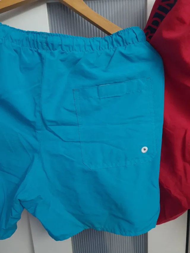 Lote 2 Bañadores Hombre Talla L Azul y Rojo
