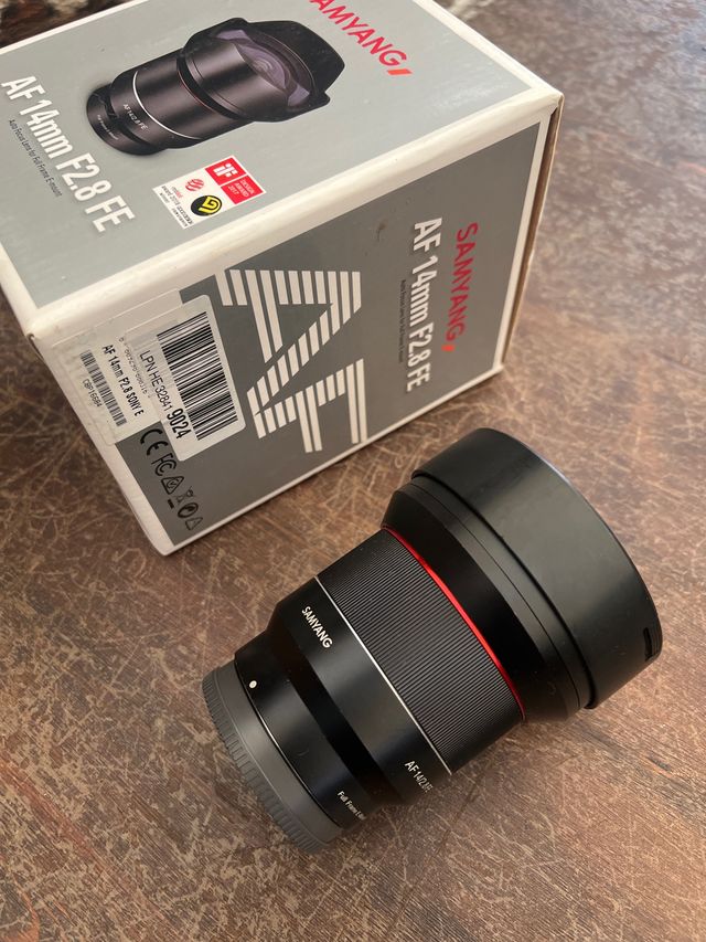 Objetivo Samyang AF 14mm f/2.8 FE Full Frame Sony