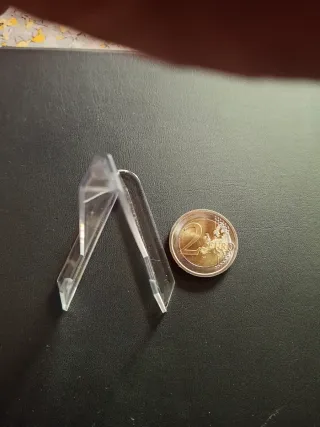 Moneda 2 euros Atlético de Madrid con expositor