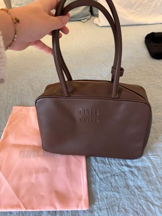 Borsa Miu Miu marrone