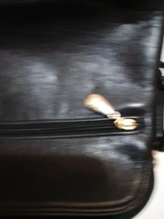 Bolso Piel Vintage Carla Sade Negro