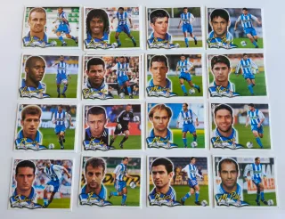 Lote 16 Cromos Liga Futbol Deportivo La Coruña