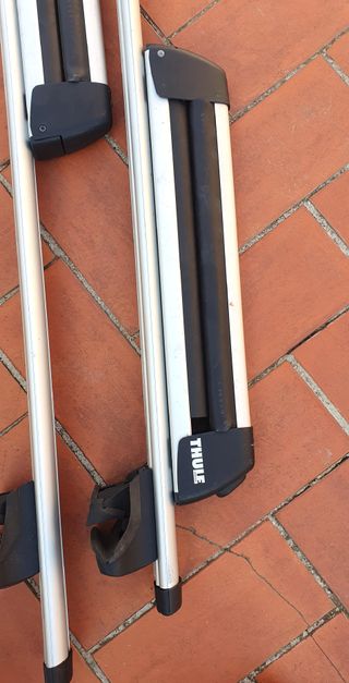Barras+Portaesquís Thule para 3 pares o tabla