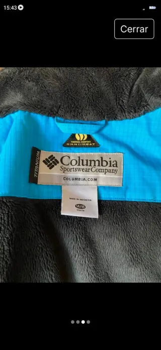 Chaqueta Columbia Azul