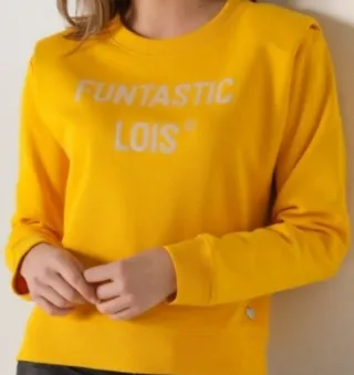 Sudadera Lois Mujer Talla XS Amarilla