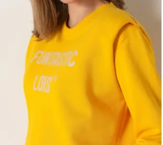 Sudadera Lois Mujer Talla XS Amarilla